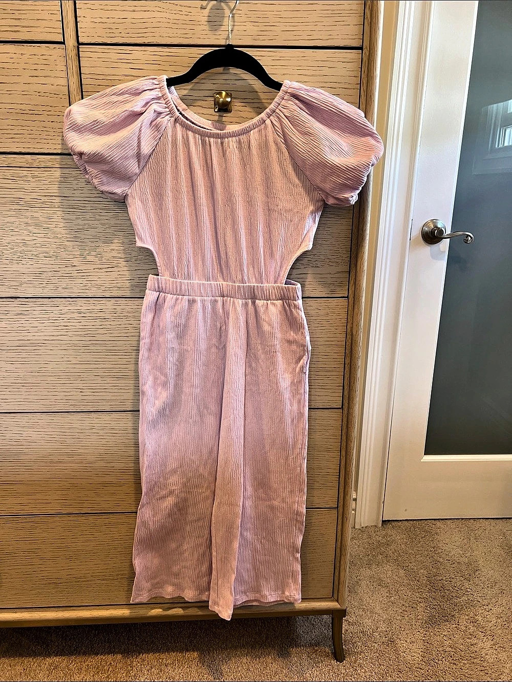 Purple jumpsuit